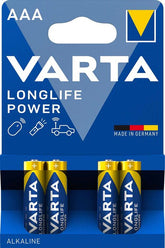 Varta Μπαταρίες Longlife Power LR03 AAA (4τμχ)